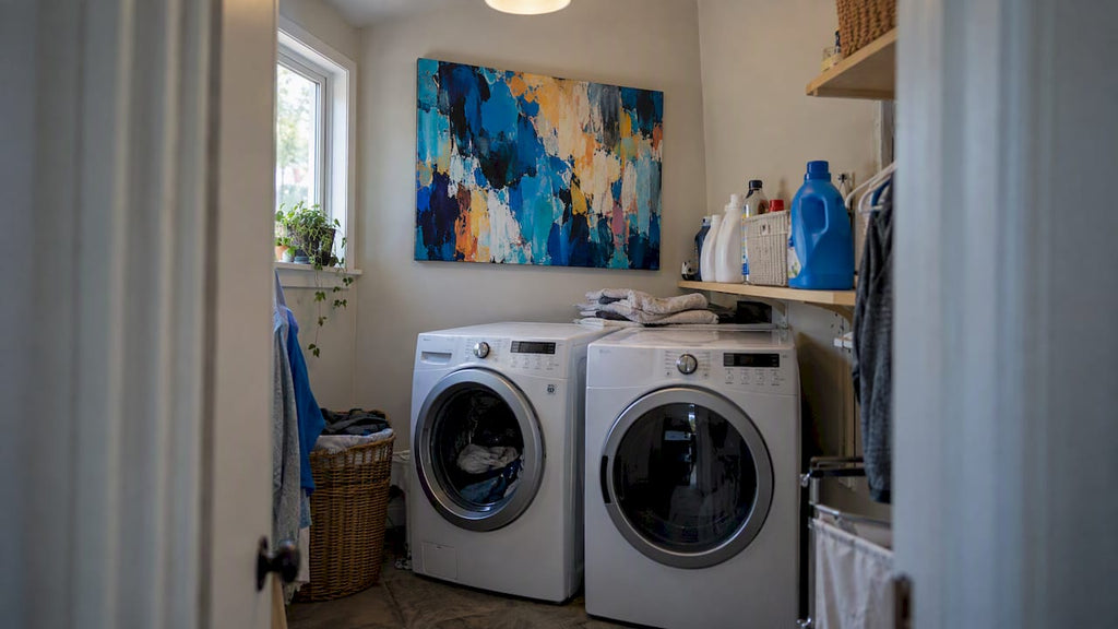 Laundry Room Wall Art: 8 Styles, Custom Fit for Odd Walls