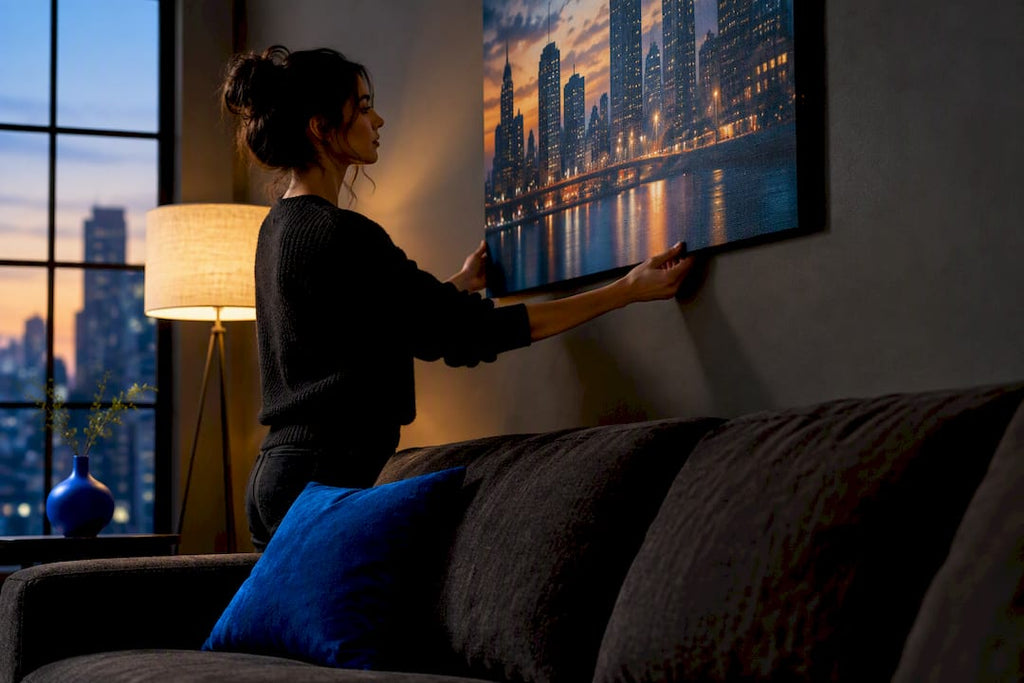 From $85: Cityscape Wall Art Sized to Fit Your Sofa