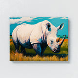 Rhinoceros Vibrant Colorful 3