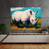 Rhinoceros Vibrant Colorful 3