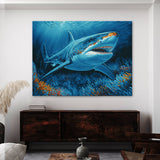 Shark Vibrant Colorful Ocean 31