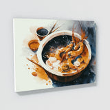 Shrimp Seafood Gumbo Watercolor 43