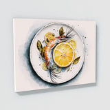 Shrimp Watercolor Plate 23