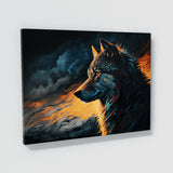Wolf Dark Atmospheric Colorful 154