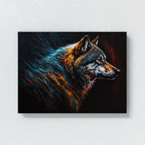 Wolf Dark Atmospheric Colorful 93