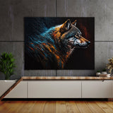 Wolf Dark Atmospheric Colorful 93
