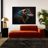 Wolf Dark Atmospheric Colorful 93