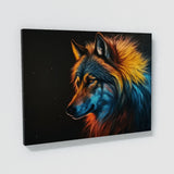 Wolf With Colorful Mane 1