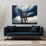 Zebra In Grass Field 31