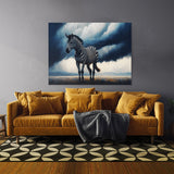 Zebra In Grass Field 31
