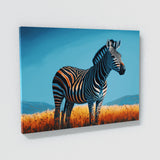 Zebra In Grassy Field 19