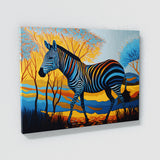 Zebra In Nature Scene 4