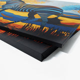 Zebra In Nature Scene 4
