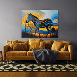 Zebra In Nature Scene 4