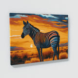 Zebra Savannah Sunset 28