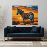 Zebra Savannah Sunset 28