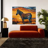 Zebra Savannah Sunset 28