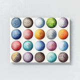 Golf Ball Watercolor 31