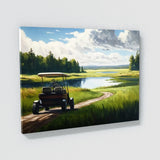 Golf Cart Fairway Landscape 23