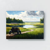 Golf Cart Fairway Landscape 23