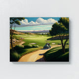 Golf Cart Fairway Landscape 25