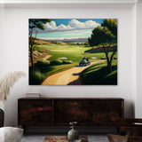 Golf Cart Fairway Landscape 25