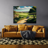Golf Cart Fairway Landscape 25