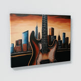 Guitar Art Guitar City Skyline 15