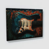 Guitar Art Guitar Textured 7