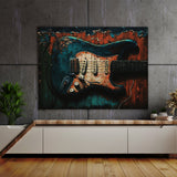 Guitar Art Guitar Textured 7