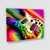 Guitar Art Rainbow Guitar 6