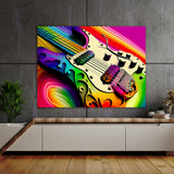 Guitar Art Rainbow Guitar 6
