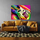 Guitar Art Rainbow Guitar 6