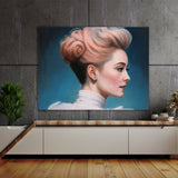 Hair Salon Woman Pastel Updo 32