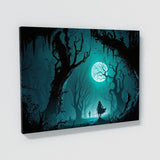 Halloween Dark Spooky Witch Moon 45