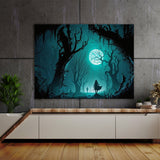Halloween Dark Spooky Witch Moon 45