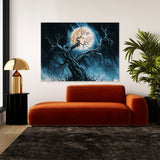Halloween Watercolor Tree Moon 29