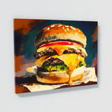 Hamburger Burger Brushstroke 21