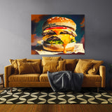 Hamburger Burger Brushstroke 21