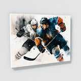 Hockey Player Watercolor 30
