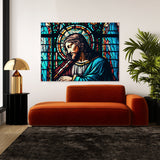 Jesus Art Stained 7