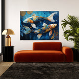 Koi Fish Abstract Collage 32