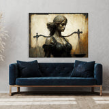 Lady Justice Encaustic 5