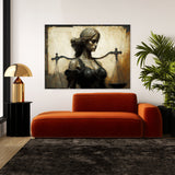 Lady Justice Encaustic 5