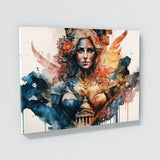 Lady Justice Watercolor 23