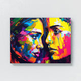 Love Abstract Embrace Colorful 2