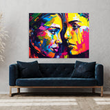 Love Abstract Embrace Colorful 2