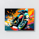 Motorcycle Abstract Colorful 41