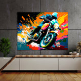 Motorcycle Abstract Colorful 41