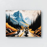 Motorcycle Bikers Mountains 7